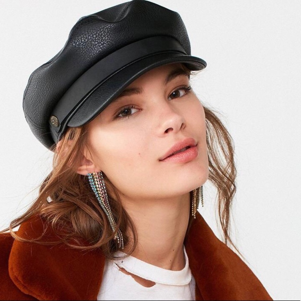 NWT Brixton leather fisherman hat!